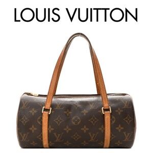 Louis Vuitton Papillon PM Monogram Handbag 1990 Excellent Preloved Condition